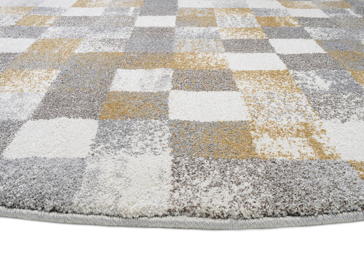 WEBTEPPICH 160/160 cm Grau  - Grau, Design, Textil (160/160cm) - Novel
