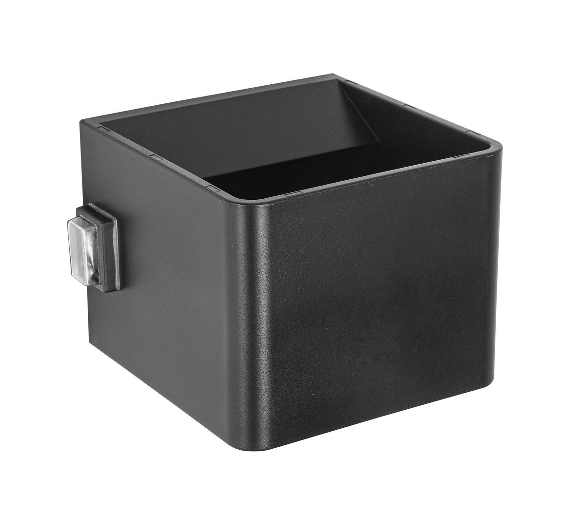 AKKU-WANDLEUCHTE - Schwarz, Basics, Kunststoff/Metall (10,1/10,28/8,05cm) - Novel