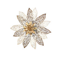 WANDDEKO Metall  - Goldfarben/Creme, Design, Metall (6/35/35cm) - MID.YOU