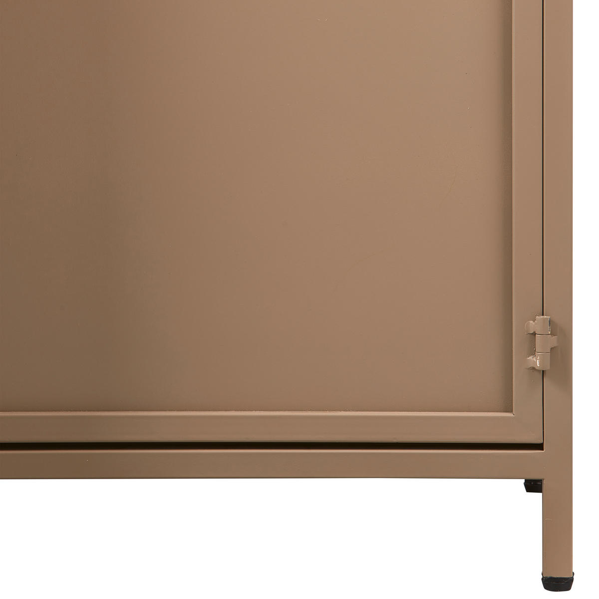 VITRINE in Khaki  - Khaki, Design, Glas/Metall (99/170/44cm) - Livetastic