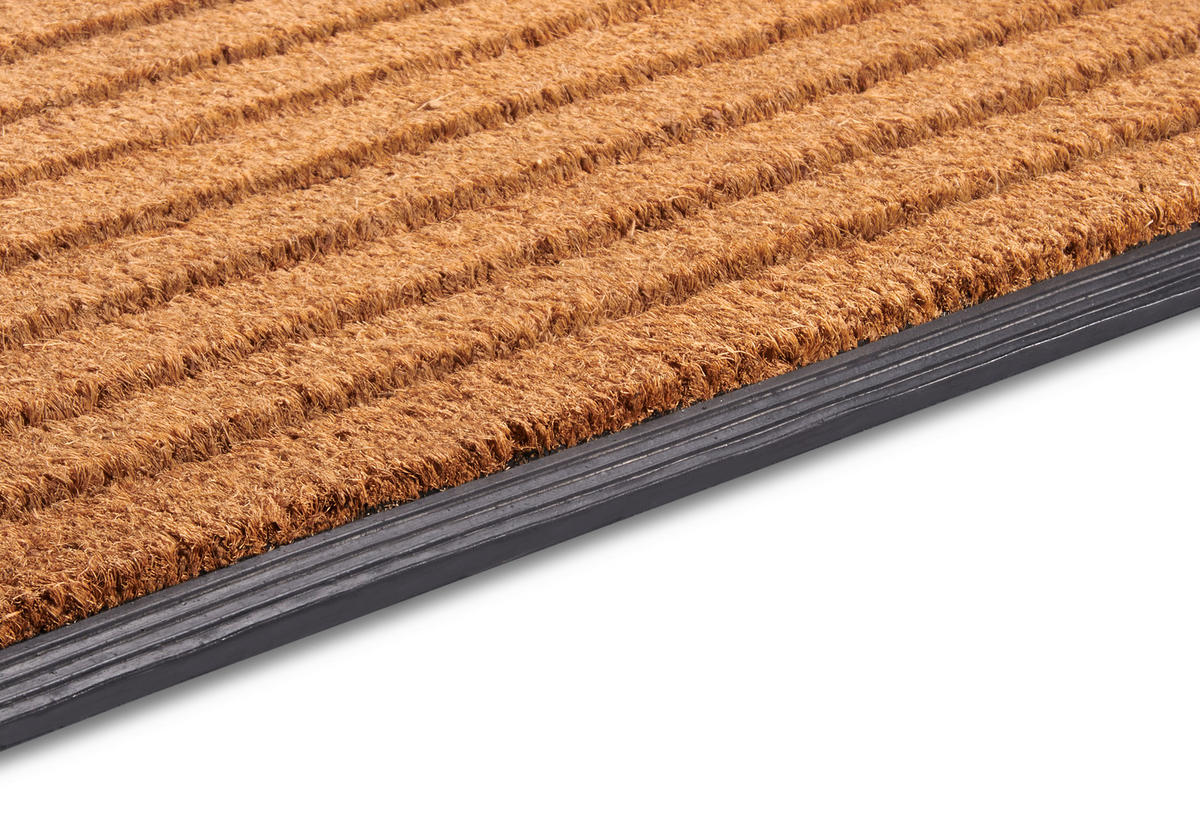 KOKOSMATTE  45/75 cm  Schwarz, Hellbraun  - Hellbraun/Schwarz, Basics, Naturmaterialien/Kunststoff (45/75cm)