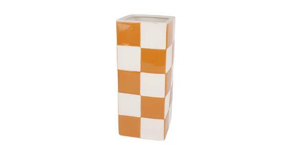 VASE 21.7 cm  - Naturfarben/Orange, Design, Keramik (9/21,7/9cm) - Ambia Home