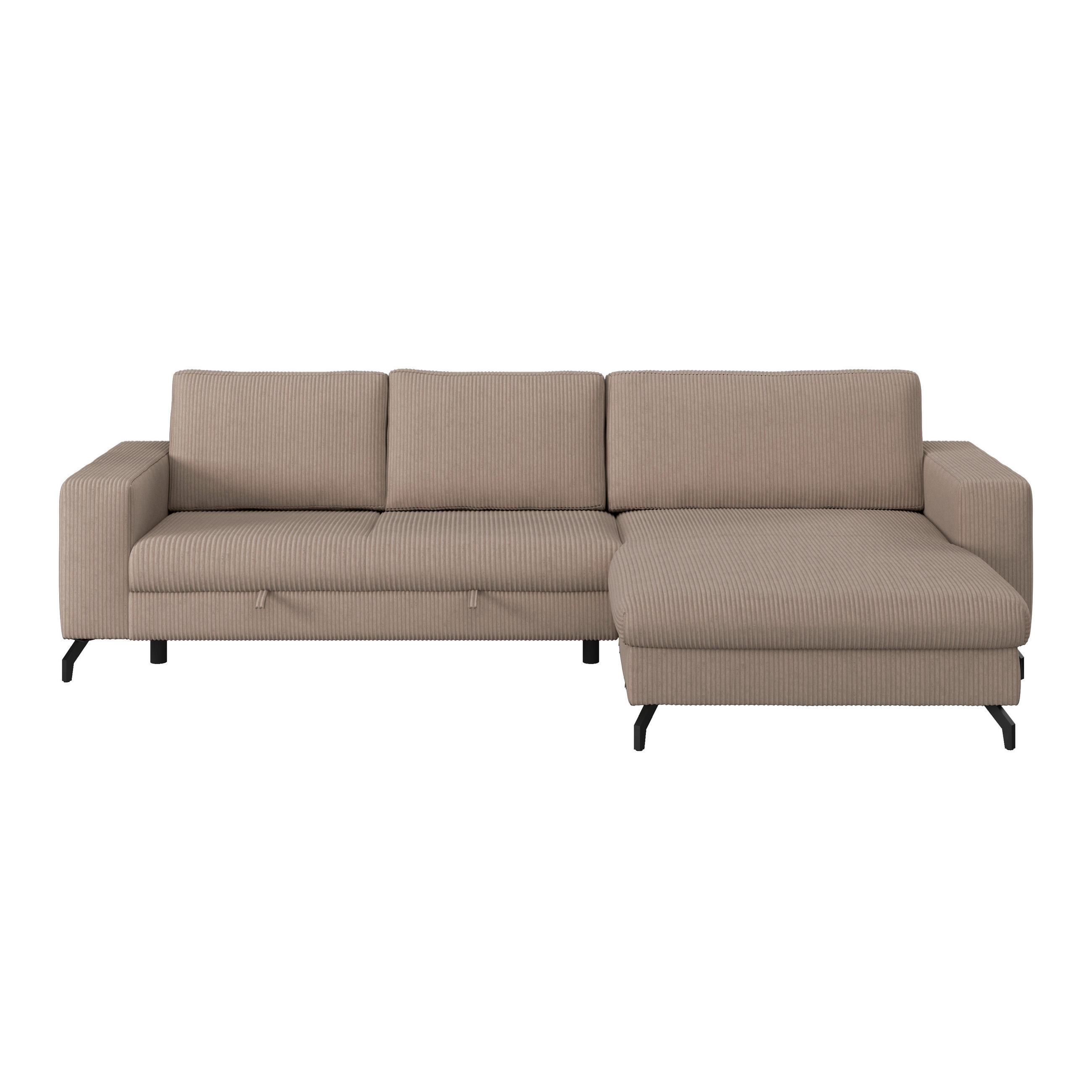Ecksofa mit Schlaffunktion & Bettkasten Cloud Cappuccino