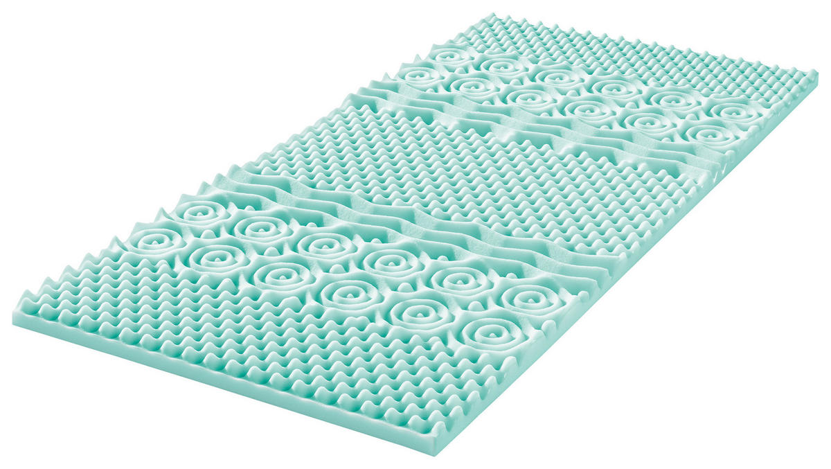 TOPPER 120/200 cm Höhe ca. 6 cm  - Weiß, Basics, Textil (120/200cm) - Modante