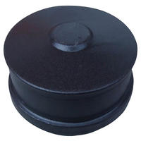 OFENROHR - Schwarz, MODERN, Metall (8cm)