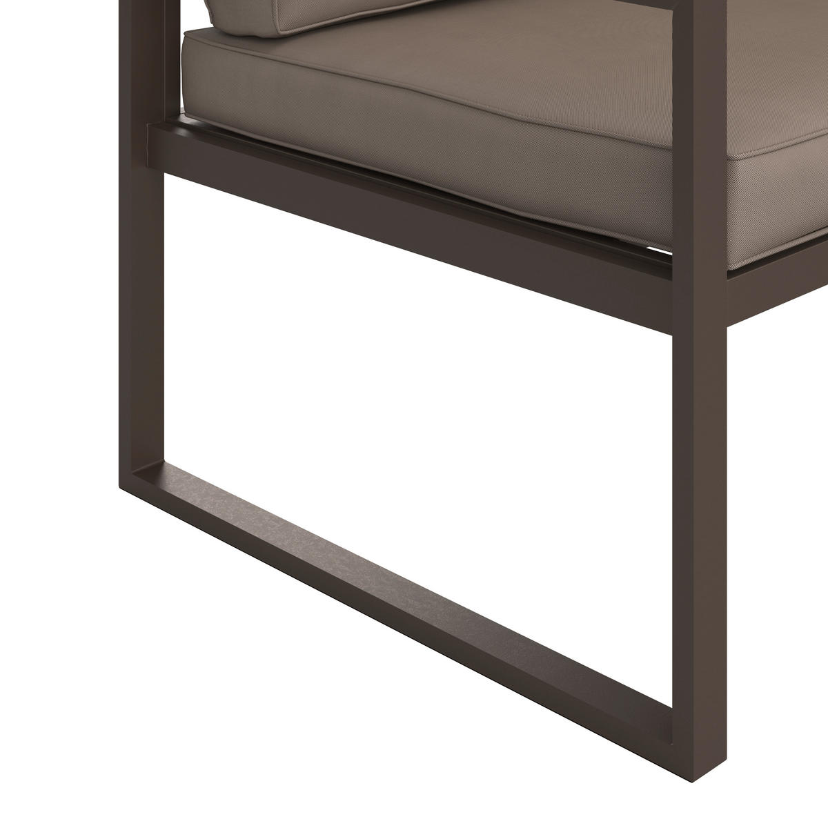 LOUNGE ÉTKEZŐGARNITÚRA  176/240,5 cm   - barna, Modern, műanyag/fém (176/240,5cm) - Ambia Garden