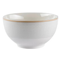 MÜSLISCHALE Geo  - Beige/Weiß, KONVENTIONELL, Keramik (15/8cm) - Ritzenhoff Breker