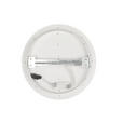 LED-DECKENLEUCHTE 43/8 cm   - Weiß, Design, Glas/Kunststoff (43/8cm) - Novel