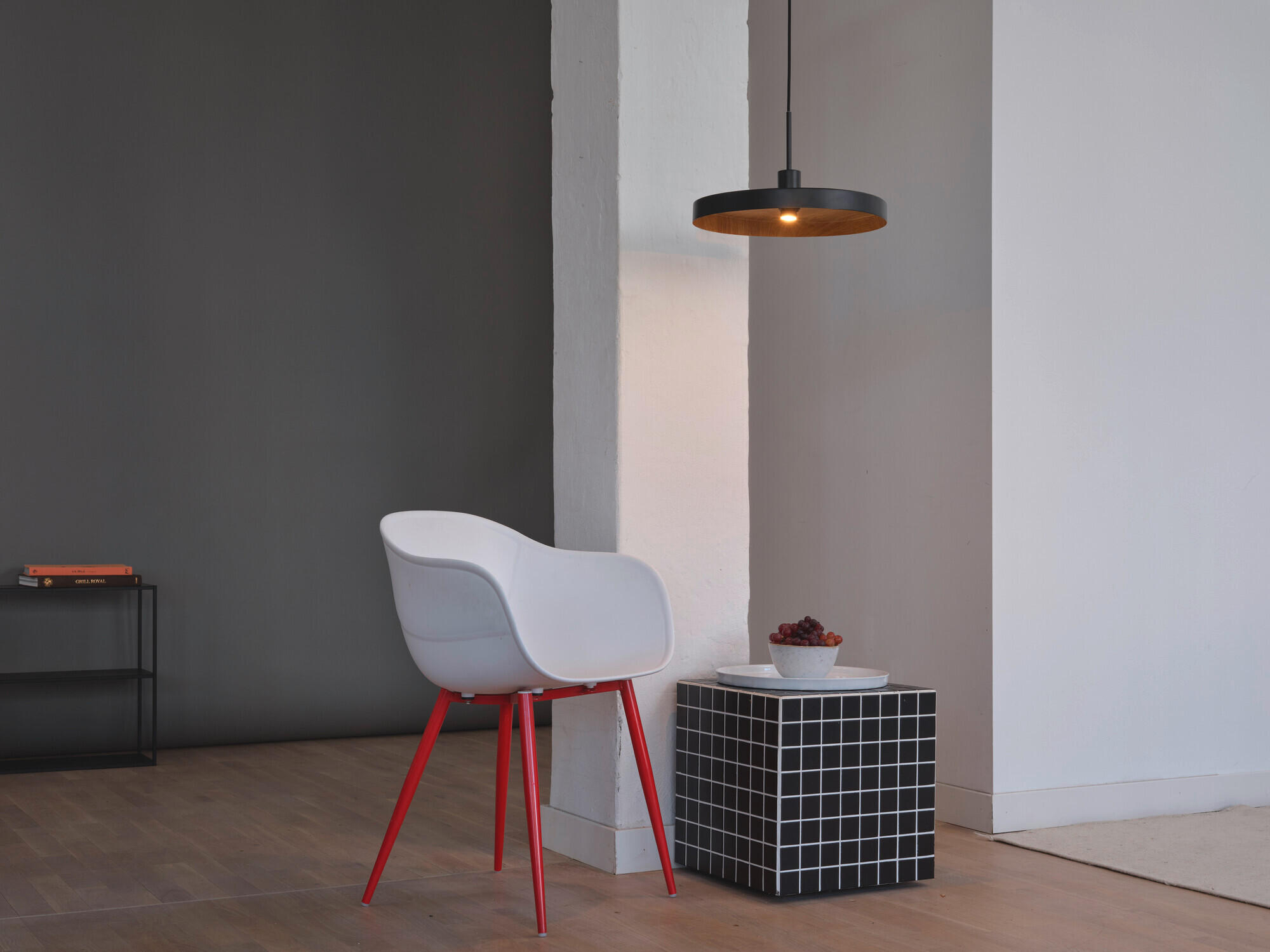 HÄNGELEUCHTE 40/127 cm   - Schwarz/Naturfarben, Basics, Metall (40/127cm) - Ledvance