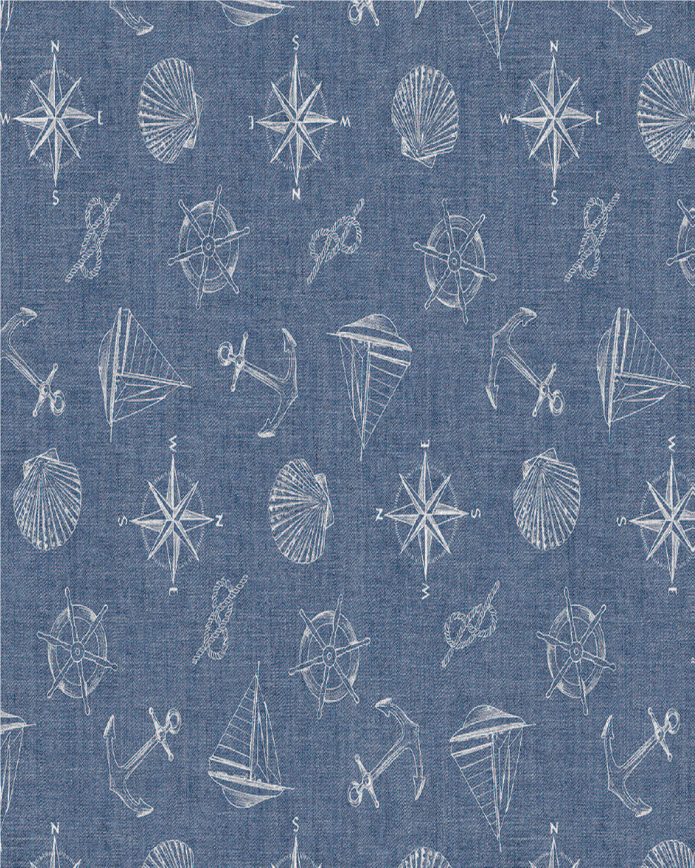 ASZTALTERÍTŐ   - kék, Basics, textil (2000cm)