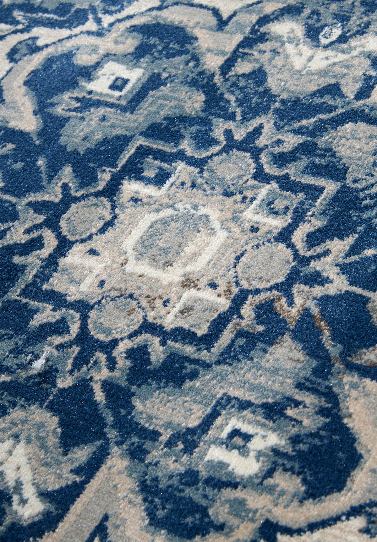 FLACHWEBETEPPICH 160/235 cm Kollektion 1869 Blau, Creme  - Blau/Creme, Design, Kunststoff/Textil (160/235cm) - Villeroy & Boch