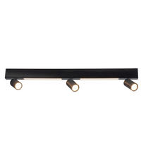 LED-STRAHLER Denebola 90/6/18 cm   - Schwarz, Design, Kunststoff/Metall (90/6/18cm) - Novel