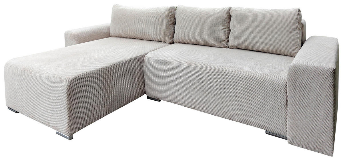 SEDEŽNA GARNITURA, siva  - srebrne barve/siva, Design, umetna masa/tekstil - Carryhome
