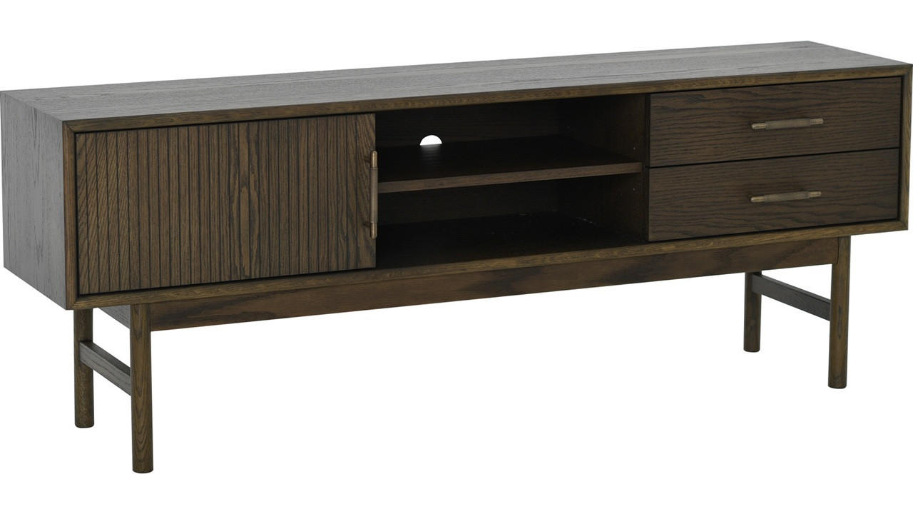 TV-BÄNK  140/52/32 cm 2 låda(or) möbler i samma serie finns att köpa till  - brun, Modern, trämaterial/trä (140/52/32cm) - Best Price