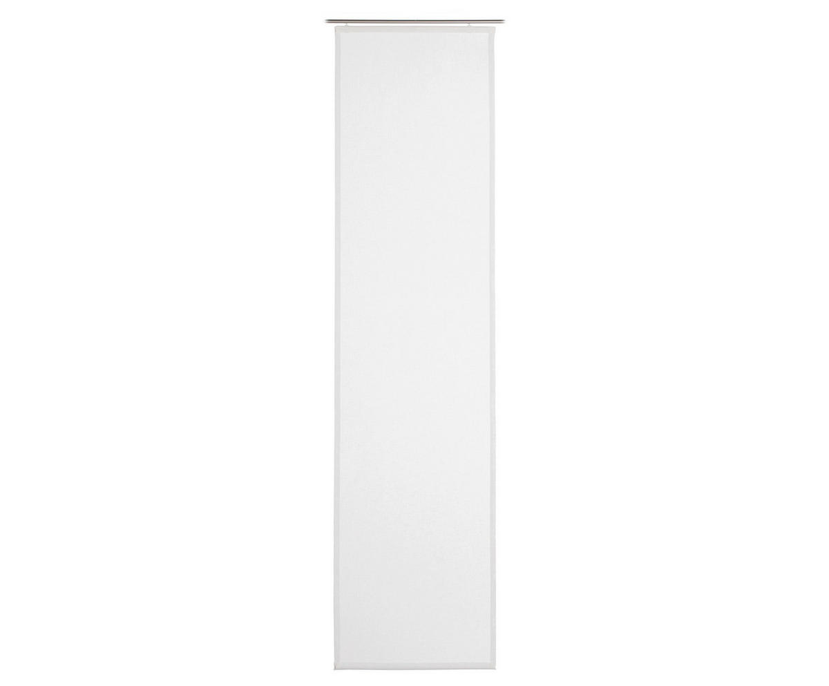 FLÄCHENVORHANG   halbtransparent  60/245 cm   - Weiß, KONVENTIONELL, Textil (60/245cm) - Novel