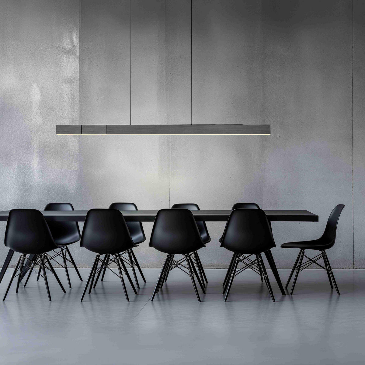LED-HÄNGELEUCHTE Pure-Moto-Rise 200/8,2/240 cm   - Hellgrau, Design, Kunststoff/Metall (200/8,2/240cm) - Neuhaus PURE