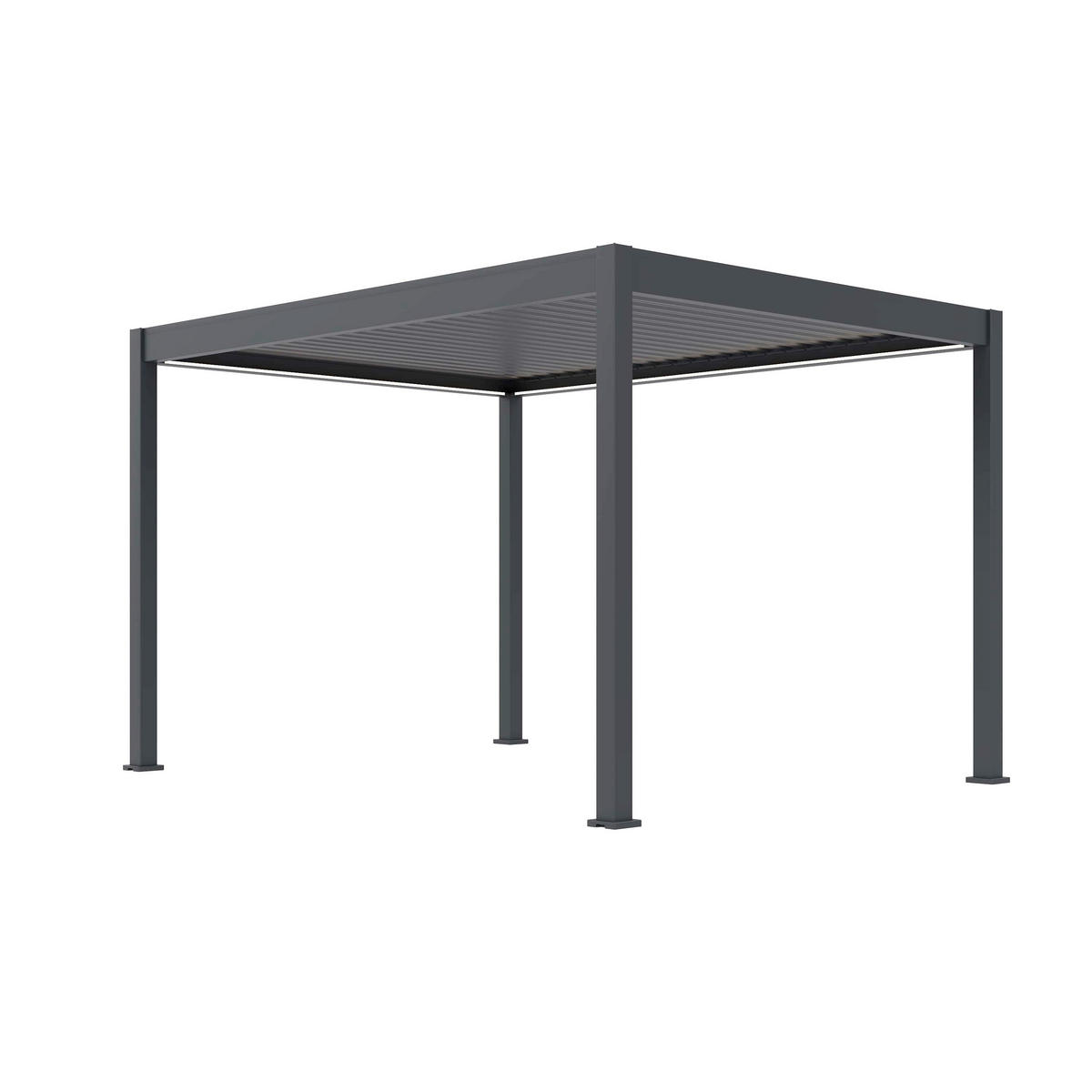 PERGOLA 300/400/255 cm   - Graphitfarben, Basics, Metall (300/400/255cm) - Gardenson