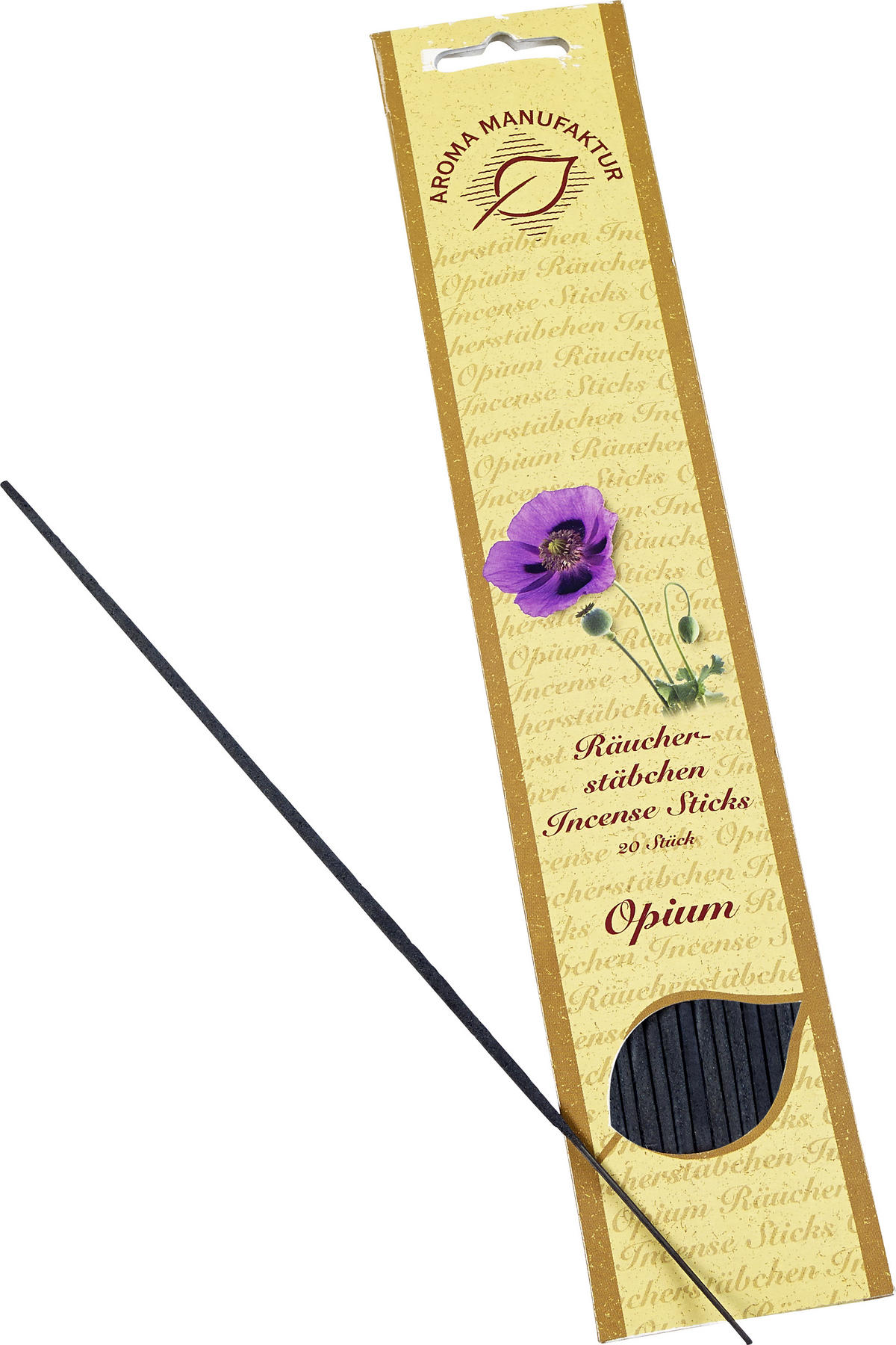 VONNÉ TYČINKY  - černá, Basics, dřevo (32/6,5/0,5cm)