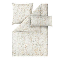 BETTWÄSCHE 3-teilig Atelier Makosatin 135/200 cm  - Grün, Design, Textil (135/200cm) - Estella