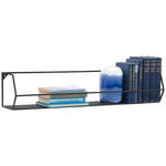 WANDREGAL 80/16/16 cm  - Schwarz, Trend, Metall (80/16/16cm) - Landscape