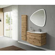 BADEZIMMER 4-teilig  in 105 cm  - Eiche Artisan/Weiß, Natur, Holzwerkstoff/Stein (105cm) - Voleo