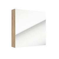 ELEMENT SA OGLEDALOM   - boje hrasta, Moderno, staklo/drvni materijal (60/60/15cm) - MID.YOU