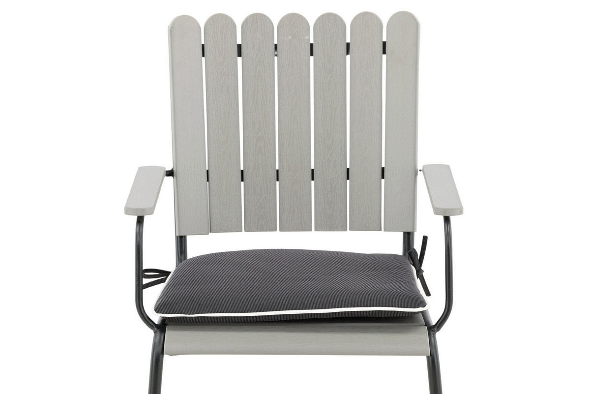 RELAXSESSELAUFLAGE  - Grau, MODERN, Textil (46/4/39cm) - Gardenson