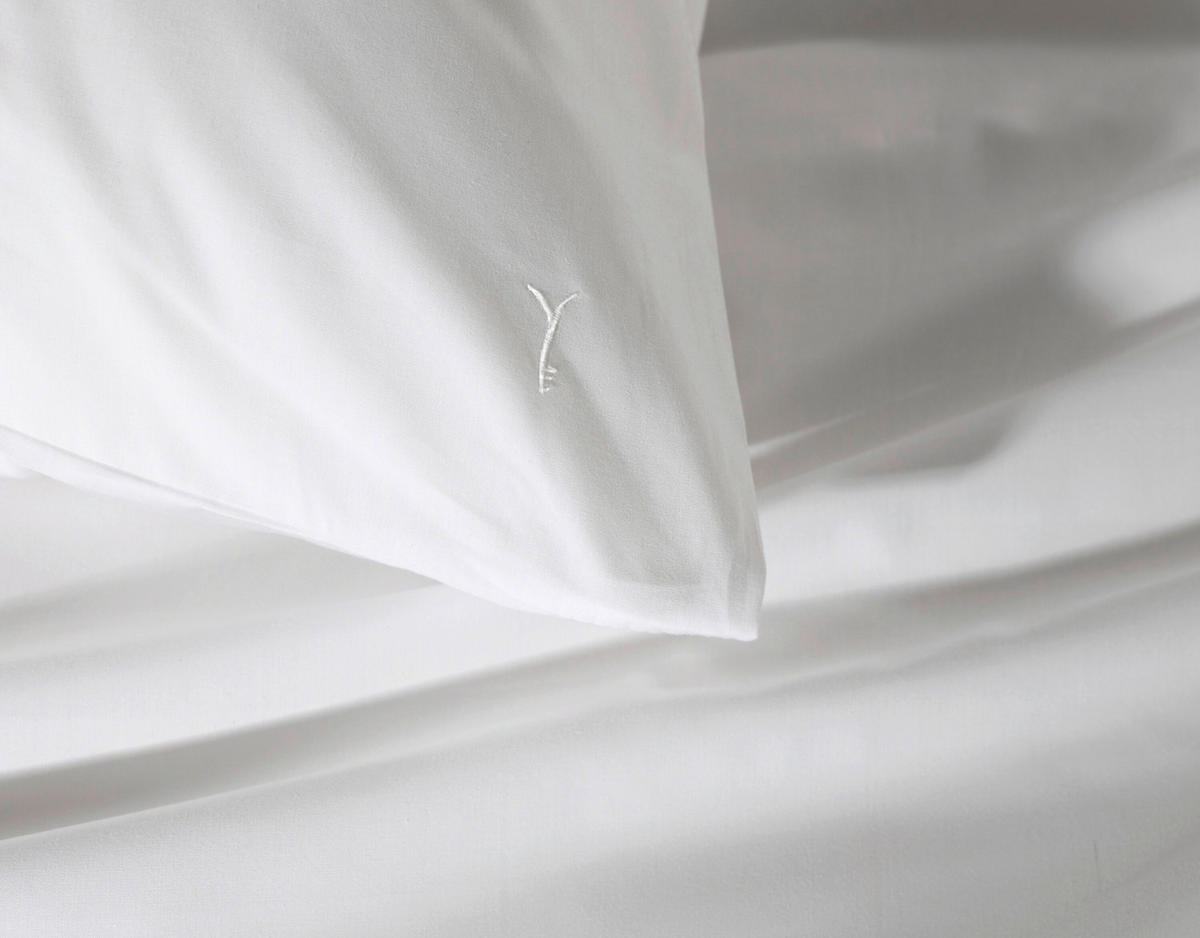 BETTWÄSCHE Suite-Mumbai Perkal 155/220 cm  - Weiß, Basics, Textil (155/220cm)