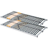 LATTENROST-SET 180/200 cm Buche  - Silberfarben, Basics, Holz (180/200cm) - Elastica