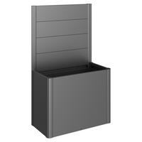 SICHTSCHUTZ ohne Hochbeet - Dunkelgrau, Basics, Metall (102/91/4cm) - Biohort