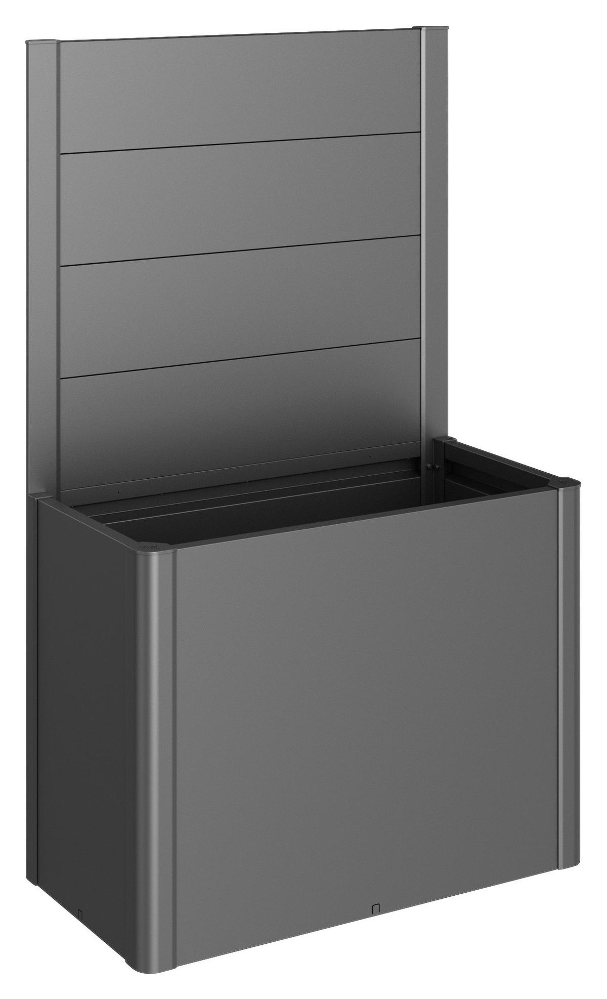 SICHTSCHUTZ ohne Hochbeet - Dunkelgrau, Basics, Metall (102/91/4cm) - Biohort