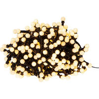 LICHTERKETTE 600 cm  - Schwarz/Weiß, Basics, Kunststoff (600cm) - Eglo