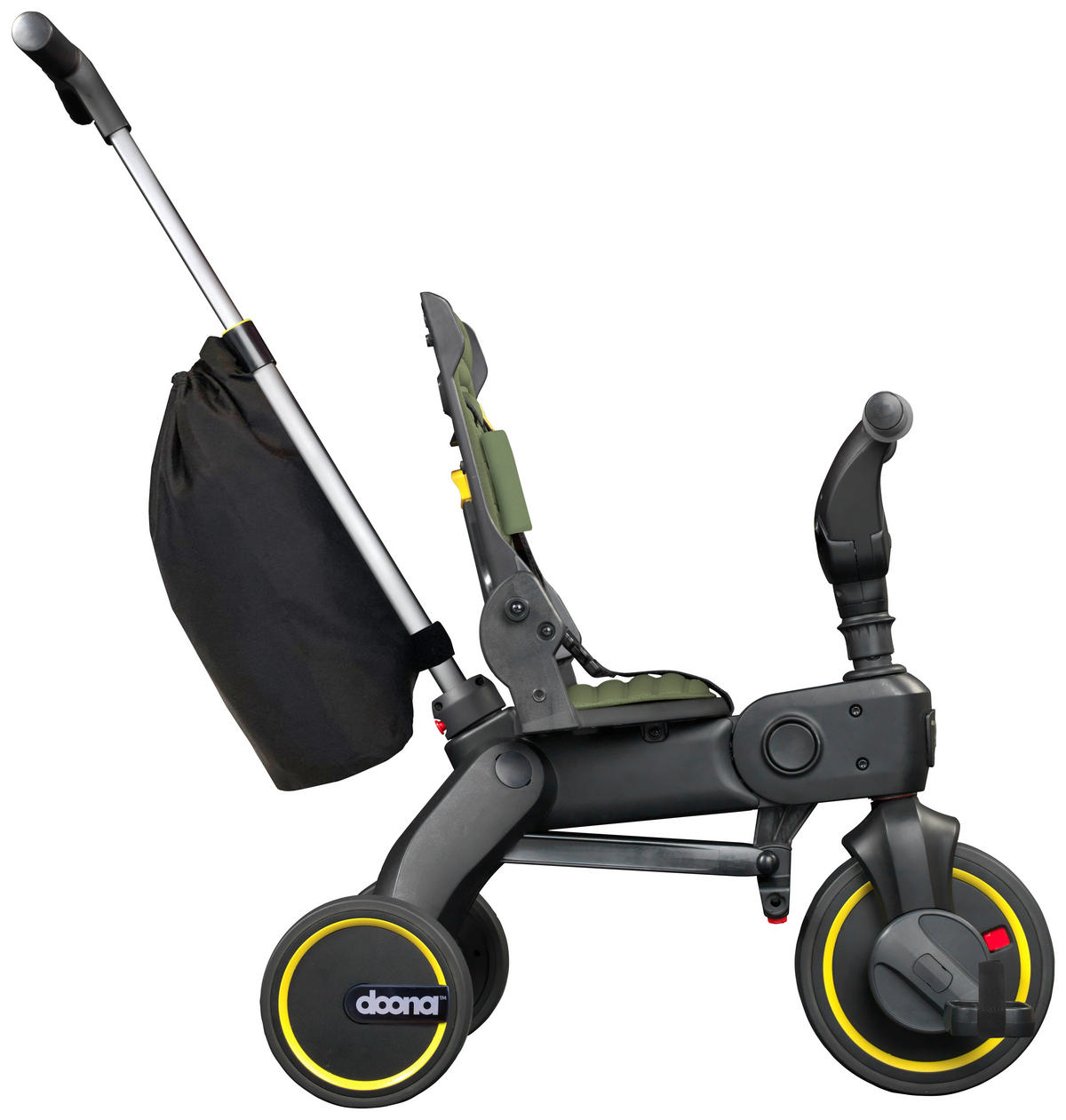 DREIRAD Liki Trike S3  - Schwarz/Grün, Trend, Kunststoff/Metall (33,9/33,9/25,1cm) - Doona