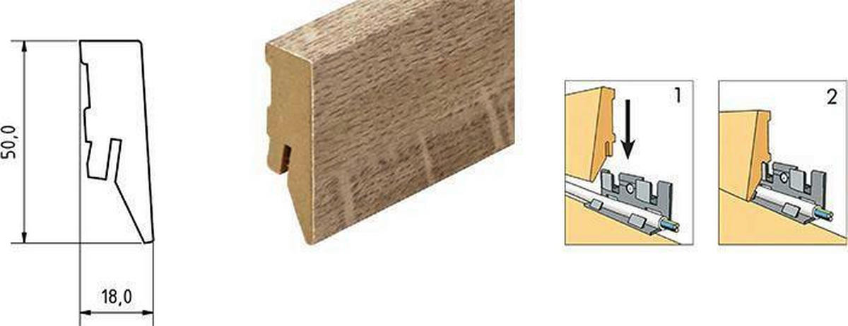 LEISTENCLIP - Messingfarben, Basics, Kunststoff - Venda