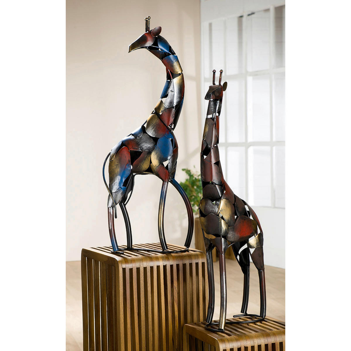 SKULPTUR - Multicolor, Basics, Metall (24/40cm)