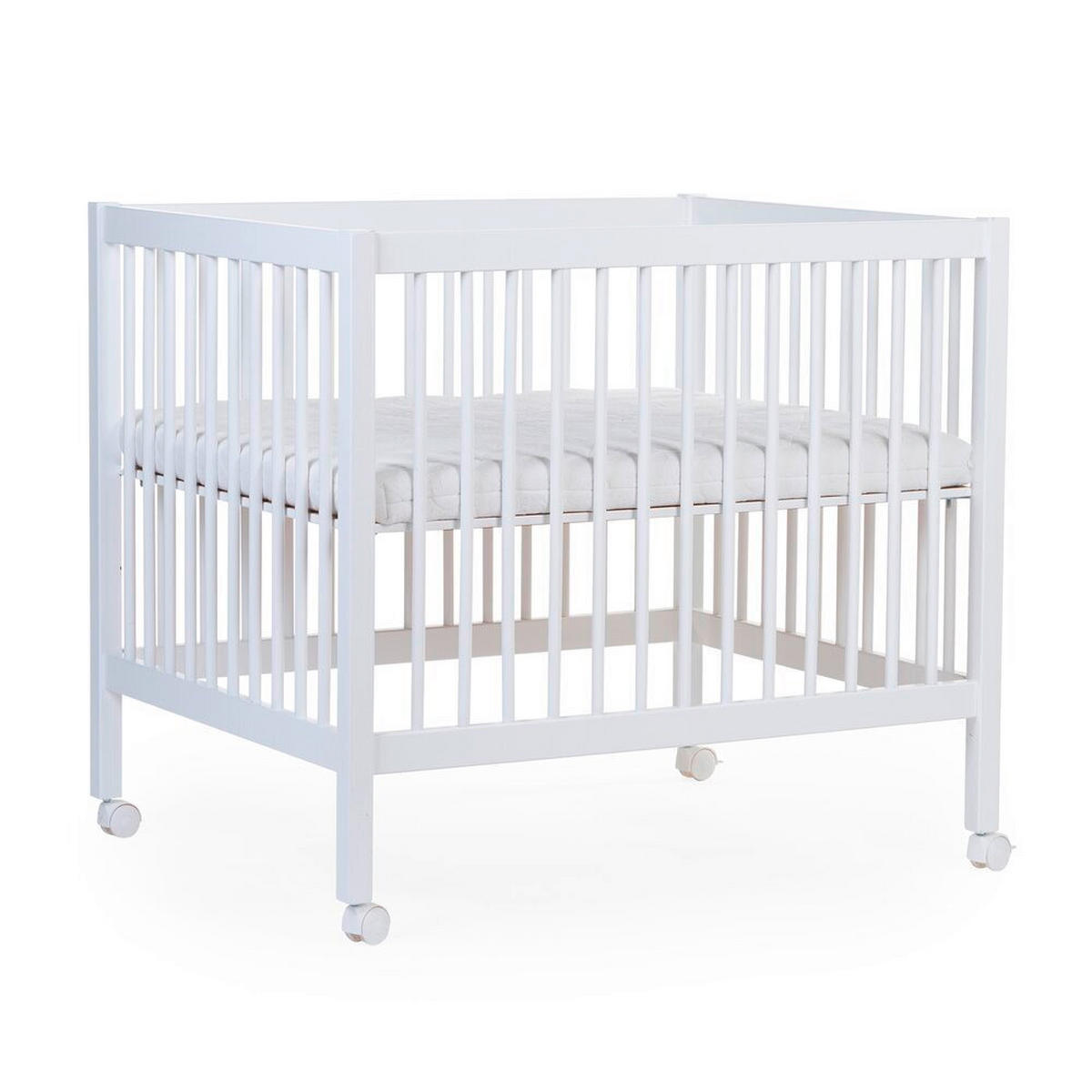 LAUFGITTER Playpen 97 2023 98/78/82 cm  - Weiß, KONVENTIONELL, Holz/Kunststoff (98/78/82cm) - Childhome