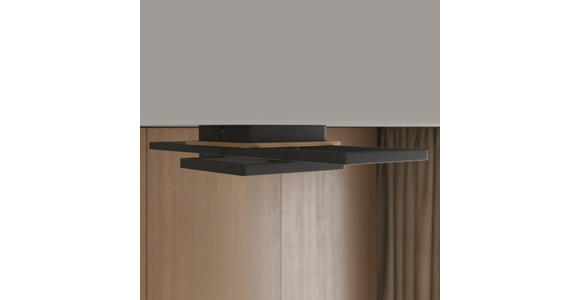 LED-DECKENLEUCHTE Worcester 70/38/7,5 cm  - Braun, Basics, Holz/Kunststoff (70/38/7,5cm) - Novel