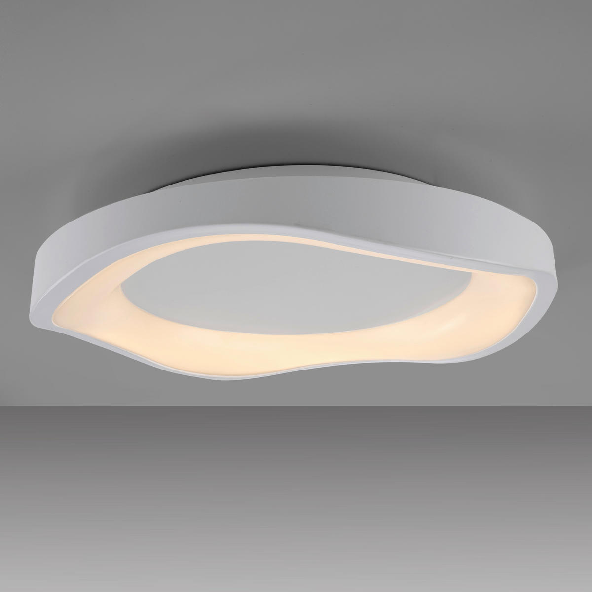 LED-DECKENLEUCHTE 40/40/7,5 cm   - Weiß, KONVENTIONELL, Kunststoff/Metall (40/40/7,5cm) - Schöner Wohnen