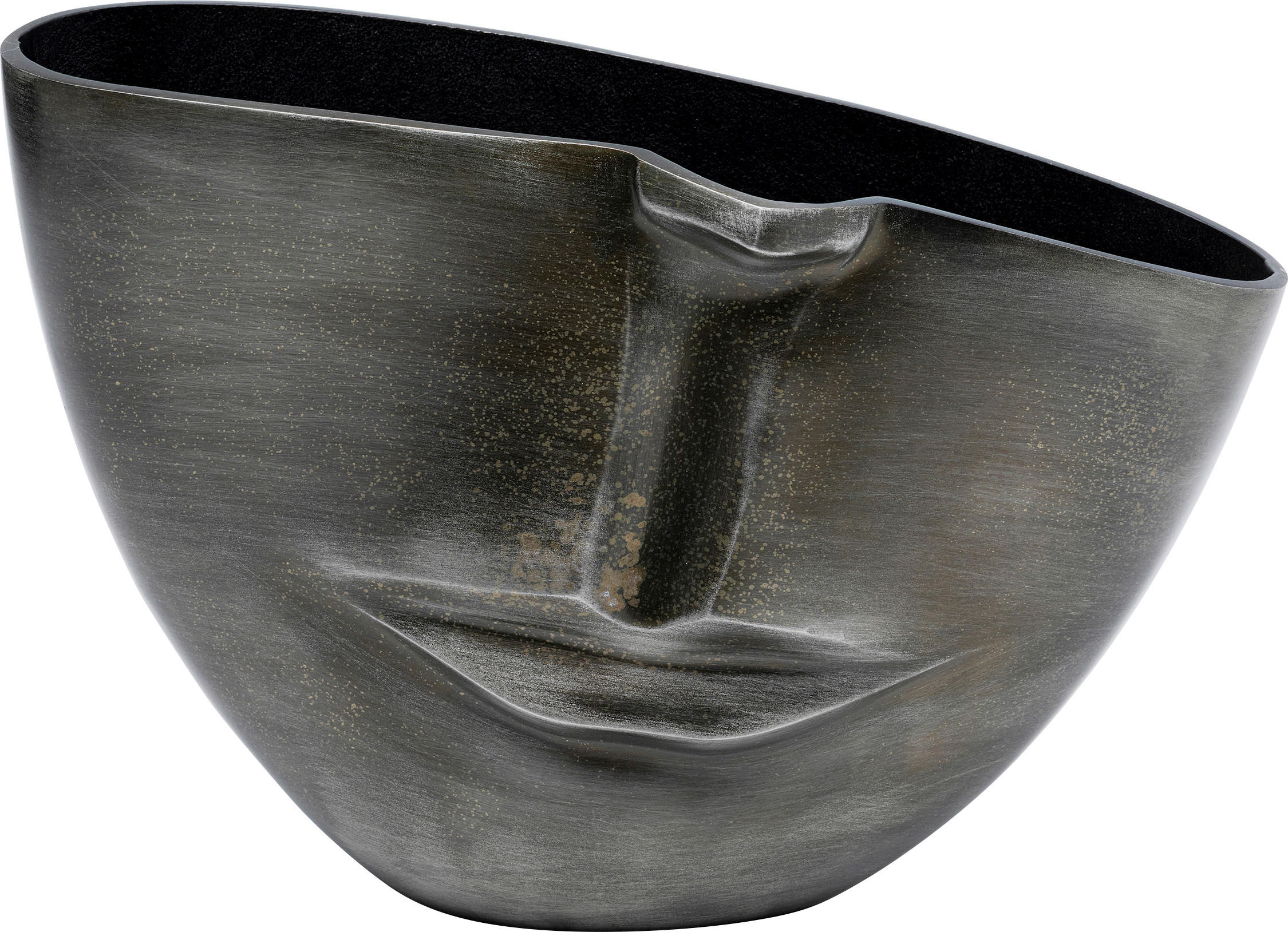 DEKOVASE  - Anthrazit, Trend, Metall (22/31/11cm) - Kare-Design