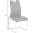 SCHWINGSTUHL Braun, Edelstahlfarben - Edelstahlfarben/Braun, Design, Leder/Metall (44/100/54cm) - Dieter Knoll