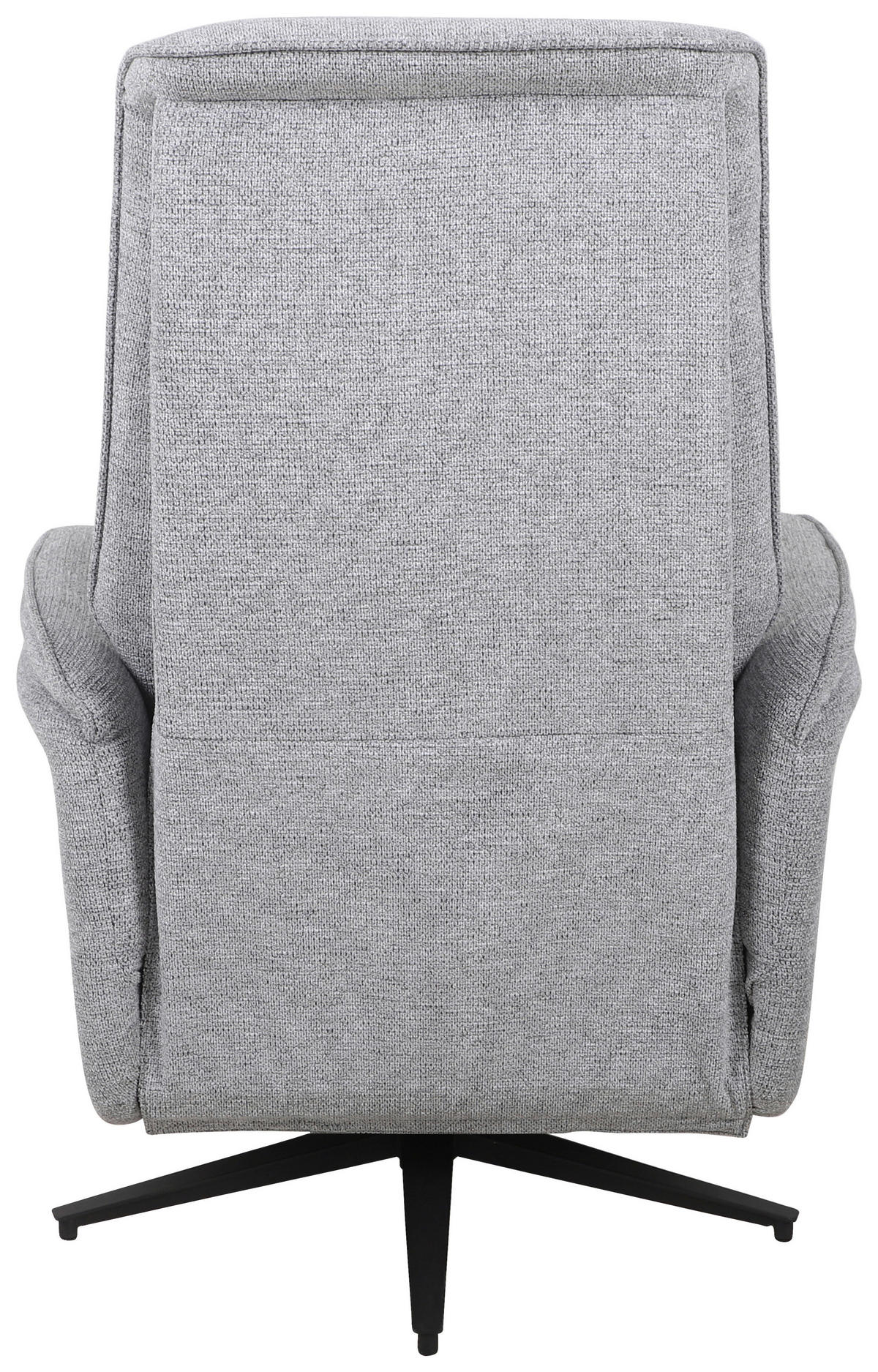 RELAXSESSEL Webstoff    - Schwarz/Grau, KONVENTIONELL, Textil/Metall (71/108-73/89-162cm) - Cantus