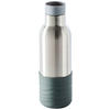 ISOLIERFLASCHE 0.45 l  - Edelstahlfarben/Dunkelgrau, Trend, Kunststoff/Metall (7/23cm) - Homeware Profession.