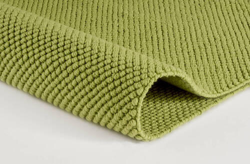 FÜRDŐSZOBASZŐNYEG  50/60 cm  zöld, világoszöld   - világoszöld/zöld, Basics, textil (50/60cm) - Kleine Wolke