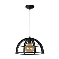 LED-KRONLEUCHTER 40/40/40 cm   - Schwarz, KONVENTIONELL, Metall (40/40/40cm) - Lucide
