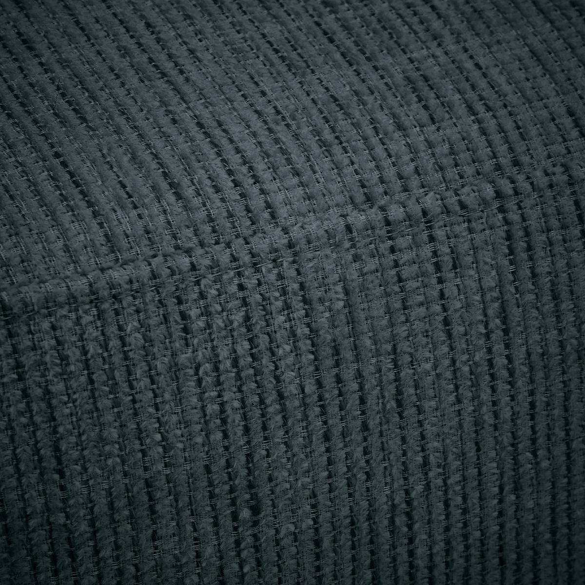 CHAISELONGUE in Chenille Dunkelblau  - Schwarz/Dunkelblau, Konventionell, Kunststoff/Textil (93/73/171cm) - MID.YOU