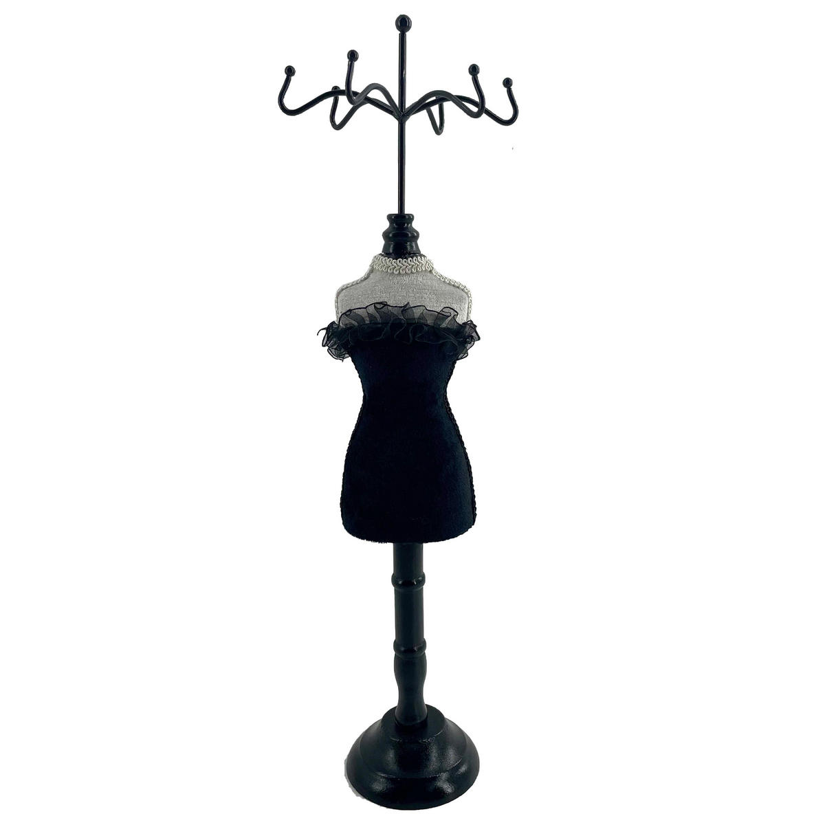 SUPORT PENTRU BIJUTERII - alb/negru, Lifestyle, lemn/metal (12/37cm) - Ambia Home