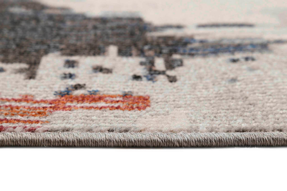 OUTDOORTEPPICH 160/225 cm Stash Creme, Grau, Türkis  - Türkis/Creme, Design, Textil (160/225cm) - Esprit