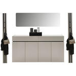 GARDEROBE 4-teilig  in 230/199/40 cm  - Kaschmir, Design, Holzwerkstoff (230/199/40cm) - Voleo