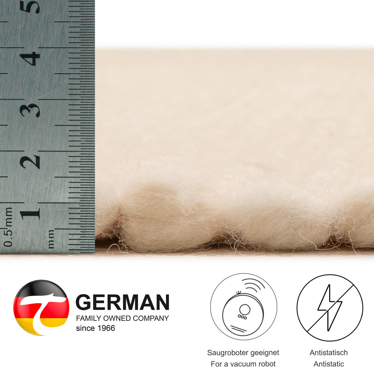 RUČNO TKANI TEPIH 160/230 cm   bijela  Alm Glück  - bijela, Basics, tekstil (160/230cm) - Tom Tailor