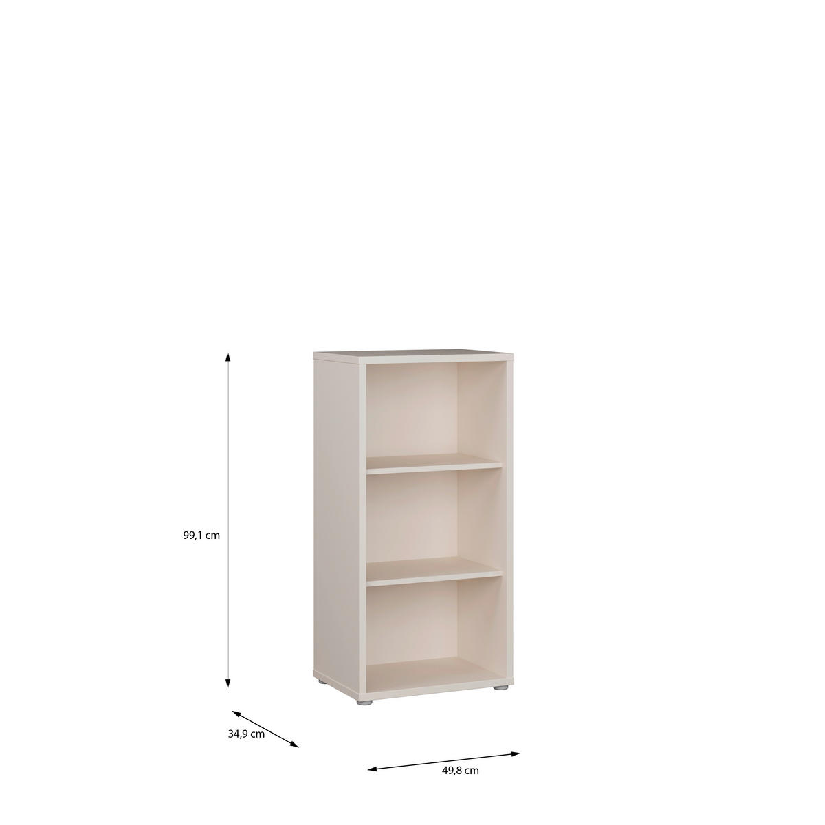 REGAL 49,8/214,3/34,9 cm barve hrasta  - barve hrasta, Moderno, leseni material (49,8/214,3/34,9cm) - Carryhome